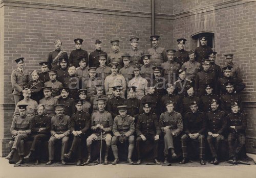 Officers at Hythe, 1904.